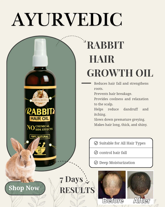 Garuda Rabbit Herbal Hair Oil(5.0 ⭐⭐⭐⭐⭐ 18,345 REVIEWS) Globally